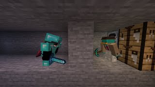 Minecraft Speedrunner VS Full Diamond Juggernaut (Minecraft Manhunt)