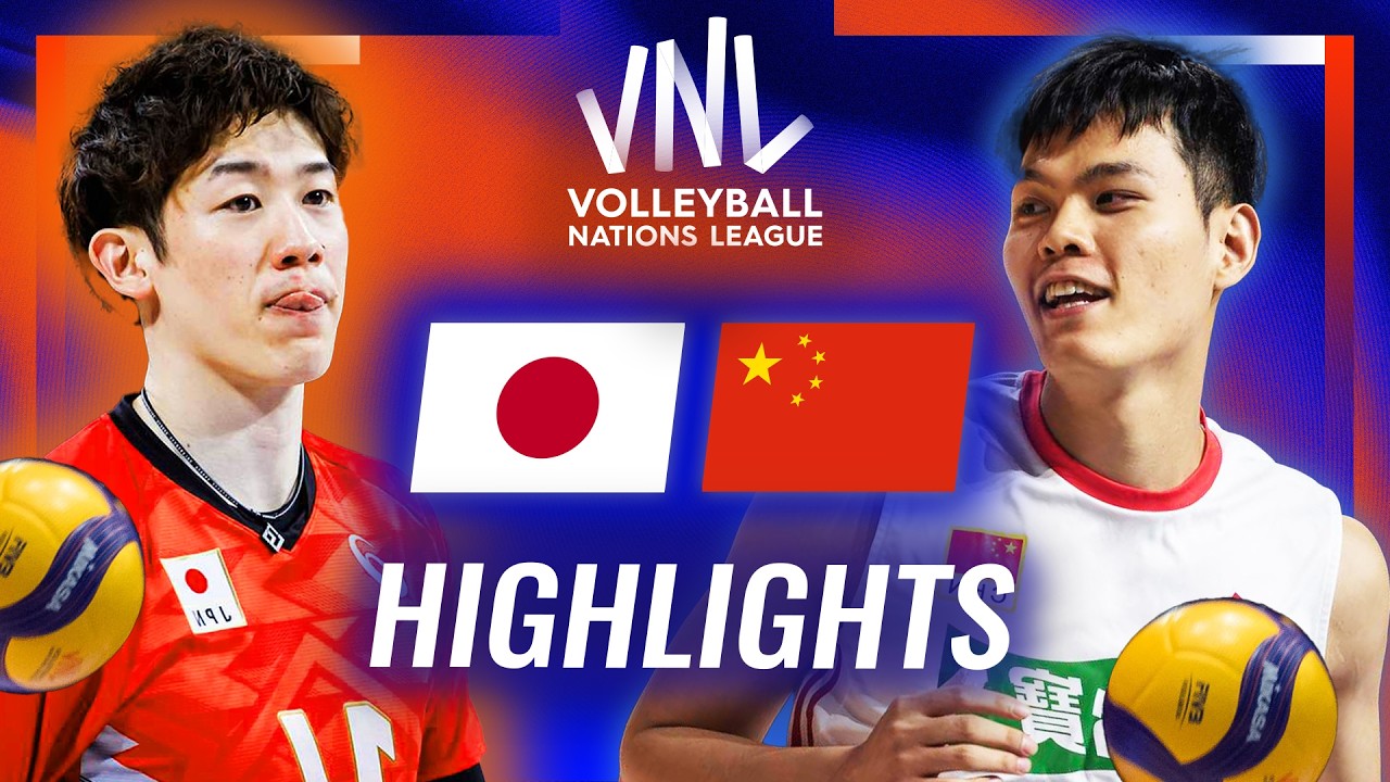 Japan 🇯🇵 vs China 🇨🇳 - Highlights | Week 1 | Men's VNL 2026