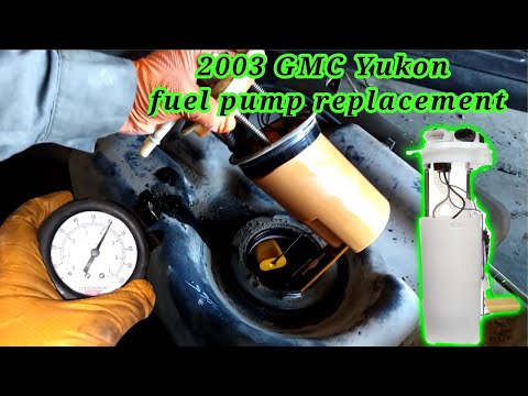 2003 GMC Yukon 5.3 4x4 como cambiar la Bomba de Gasolina (fuel pump replacement)
