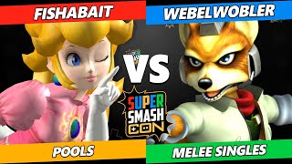 SSC 2023 - Fishabait (Peach) Vs. Webelwobler (Fox) Smash Melee Tournament