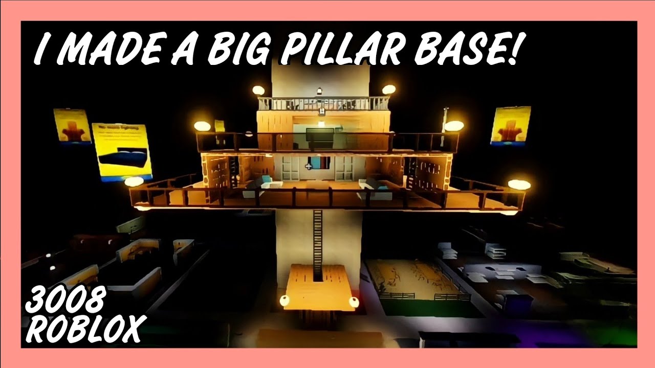 I MADE A BIG PILLAR BASE IN 3008 ROBLOX! 😍 MyelPlays YouTube