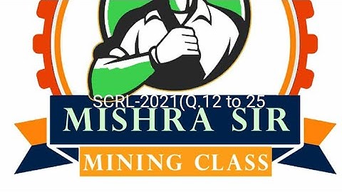 #DGMS#EXAM 2021#SECOND CLASS MINE MANAGER COAL RESTRICTED#SCRL#SOLVED QUESTION Paper