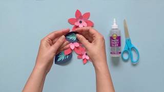 DIY Paper Flower Collage