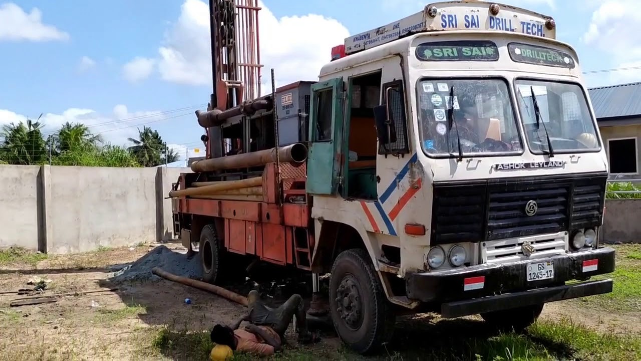 Borehole drilling in Ghana🇬🇭 YouTube