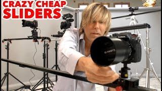 Crazy Cheap Camera Slider DIY Ideas wacky but they WORK