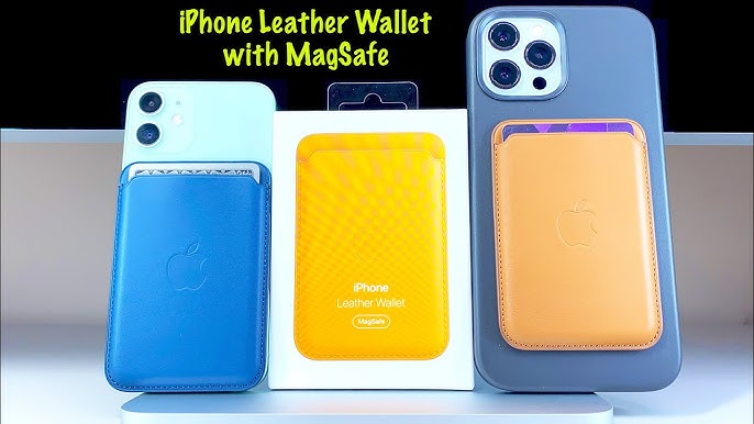 Leather Wallet with MagSafe for Apple iPhone 12