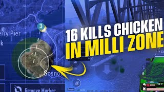 16 Kills Chicken in Military Zone | 6 Solo Kills