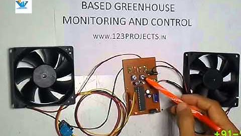 Temperature and humidity control for green house monitoring using arduino  -- english