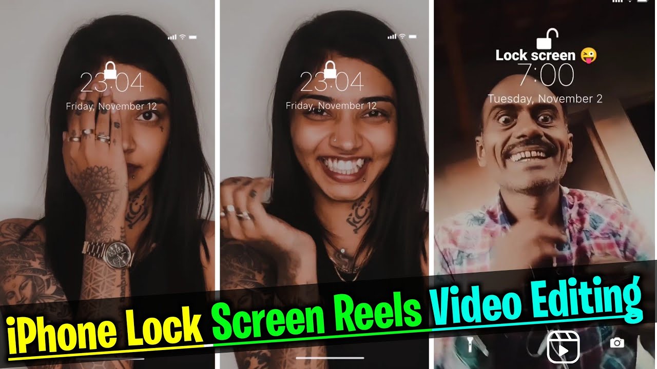 Iphone Lock Screen Reels Kaise banayeLock Screen Reels Video Editing