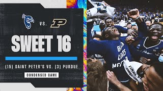 Saint Peters Vs. Purdue - Sweet 16 Ncaa Tournament Extended Highlights