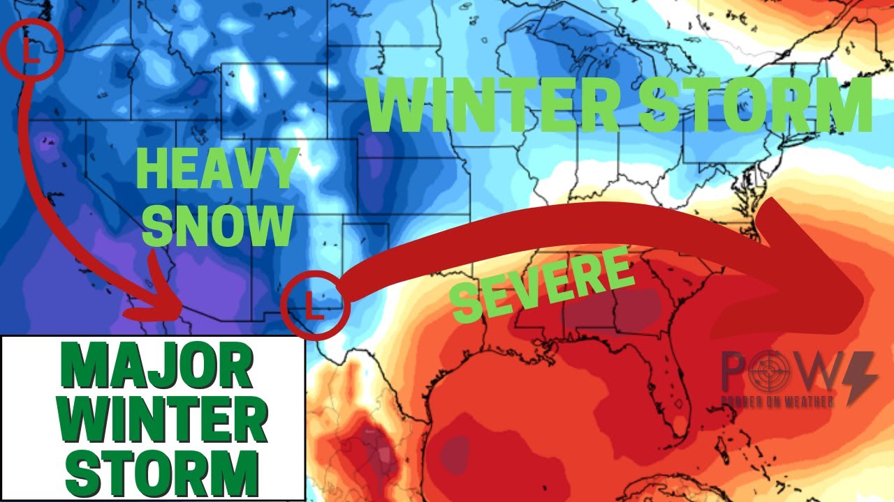 Major Winter Storm! Heavy Snow & Ice Storm! - POW Weather Channel - YouTube
