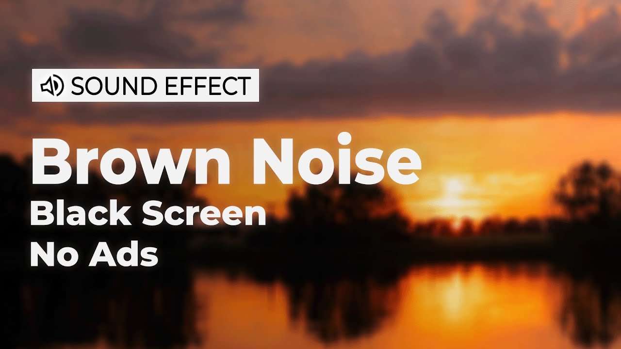 Brown Noise 1 Hour | No Ads, Black Screen 🏖 - YouTube