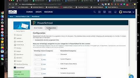 Syncing Grades from Schoology to PowerSchool