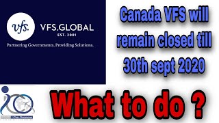 Canada VFS closed till 30th sep. , True Facts