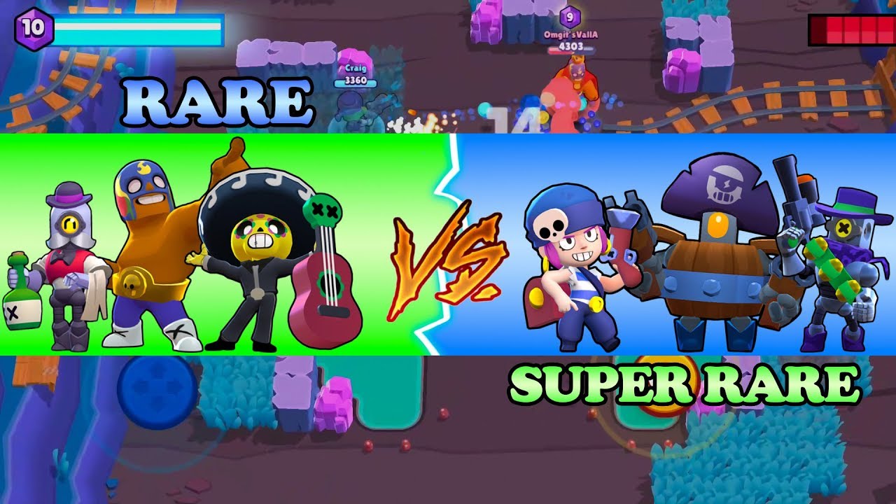 Super Rare Team Vs Rare Team Who S The Best Team Brawl Stars Youtube - all super rare brawlers in brawl stars