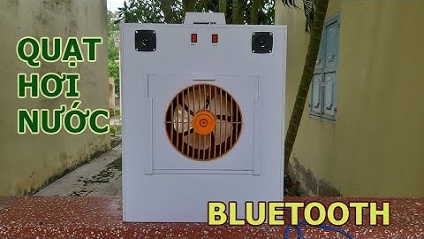 Chế Quạt Làm Mát Bluetooth - Quạt Điều Hòa Hơi Nước