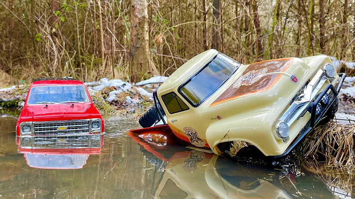 TRAXXAS TRX-4 vs AXIAL SCX10 ii, Chevrolet Blazer, Ford F100