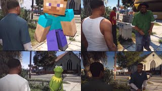 Franklin Getting Roasted GTA V Meme Compilation