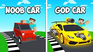 Upgrading CARS To GOD CARS In Minecraft!