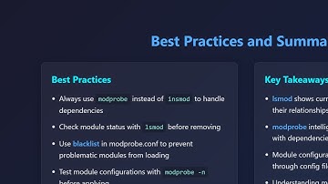 Linux Kernel Module Management: lsmod & modprobe Explained for Beginners!