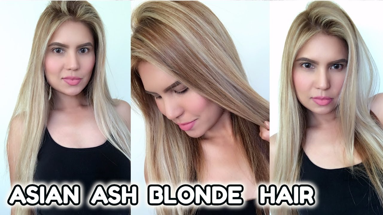 Asian Ash Blonde My Hair Colour Vlog Youtube