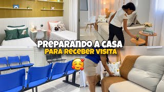 PREPARANDO A CASA PARA RECEBER VISITA ✨| DIA DE CONSULTA | LIMPEI TODA A CASA 🏠 