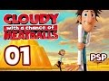 Cloudy With A Chance Of Meatballs Walkthrough Part 1 (PSP) World 1 ~ Level 1 & 2