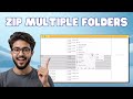 How To Zip Multiple Folders At Once In Windows | Fast &amp; Easy Guide (2026)