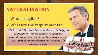 2019.U.S. Citizenship. Naturalization Eligibility Worksheet