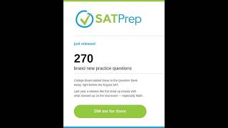 COLLEGE BOARD JUST RELEASED 270 SAT MATH PROBLEMS 2026