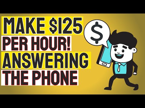 $125 Per Day Answering Phone Calls | Make Money On Your Phone 2020! (How to Make Money Online)