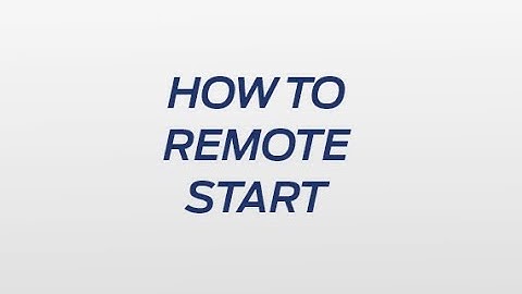 Remote Start