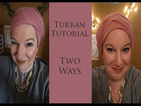 Turban Tutorial Two Ways - YouTube