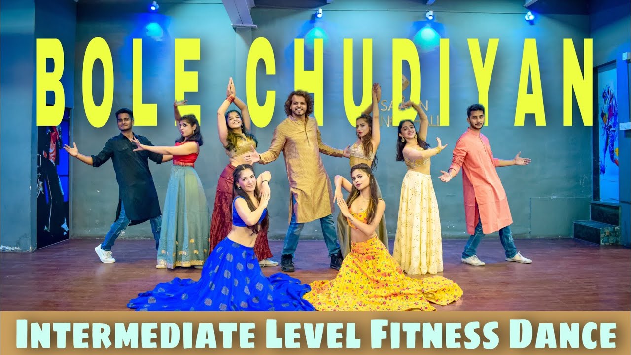 Bole Chudiyan  K3G  Intermediate Level Fitness Dance  Akshay Jain Choreography  DGM