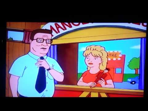 Hank sells popcorn...