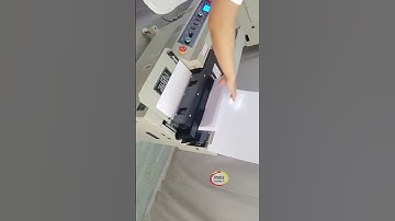 Digital paper binding bluing machine workflow automation