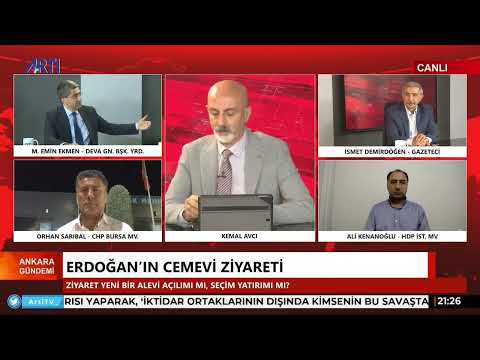 "ERDOĞAN CEMEVİ'NE GİTTİĞİNDE NİYETİ SORGULANIYORSA..." DEVA GENEL BŞK. YRD. M. EMİN EKMEN | ARTI TV