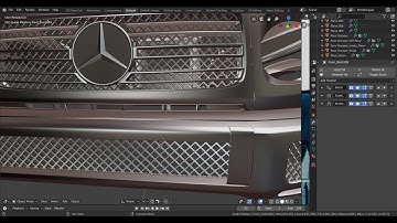 How to model 3D Cars In Blender 2.8 Mercedes G Wagon PART 23