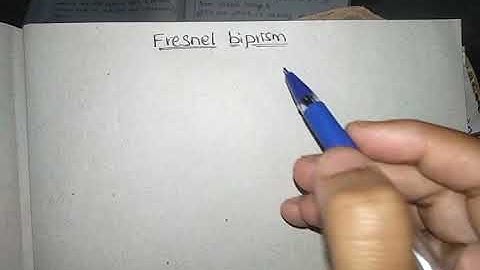 Fresnel biprism in Telugu