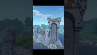 Best Minecraft Ruined Castle! #shorts