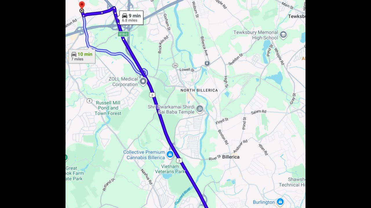 Driving through MA snow: US-3 Lowell to Billerica