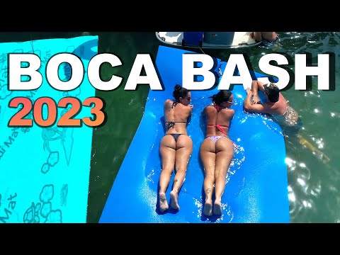 CRAZIEST BOCA BASH 2023 !! BEST Sandbar Party in Florida