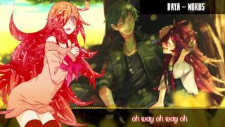 Nightcore - Words [Lyrics]