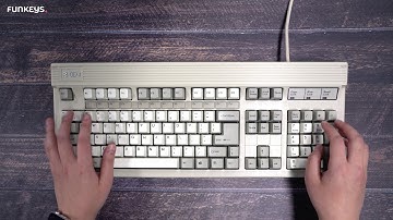 FOCUS FK-2001 Alps SKCM White 스위치 레트로 기계식 키보드 타건 ASMR