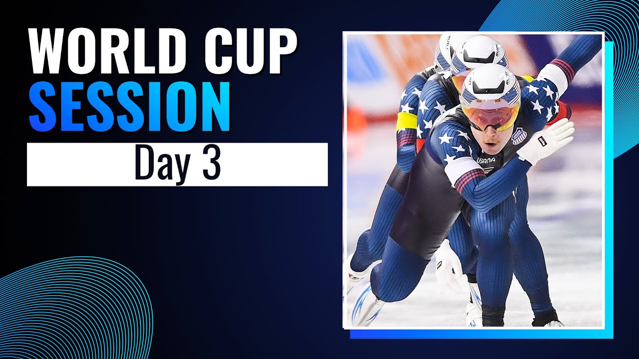 Day 3: World Cup Session | Milwaukee 2025 | #SpeedSkating - YouTube