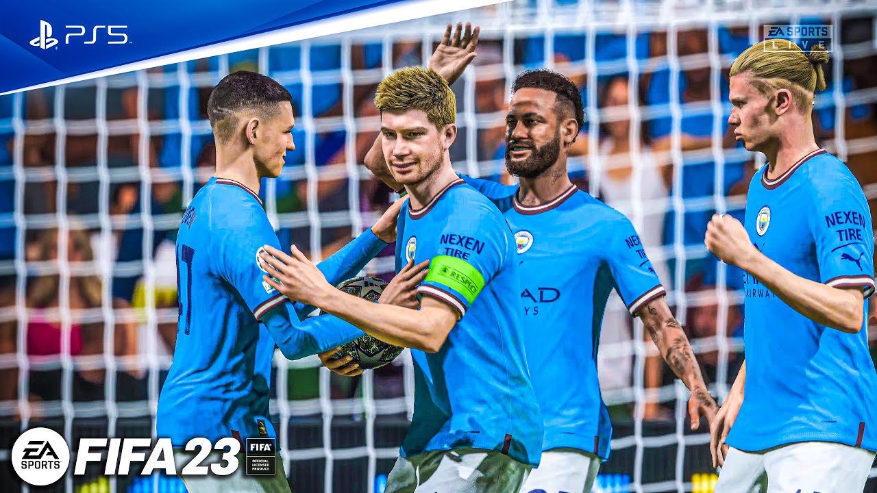 FIFA 23 - Haaland, Mbappe, Messi, Ronaldo, vs Manchester United | UCL Final | PS5™ Gameplay [4K60]