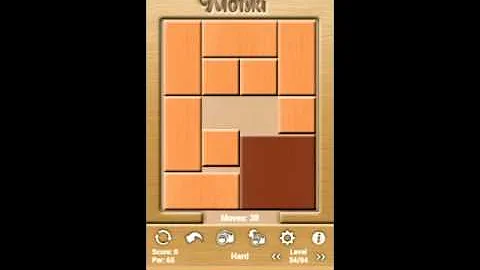 Klotski Hard Level 34/94 par solution