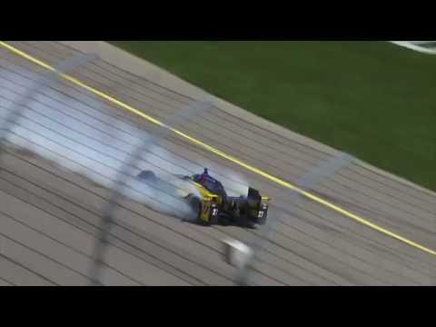 Marco Andretti Incident At Iowa Speedway