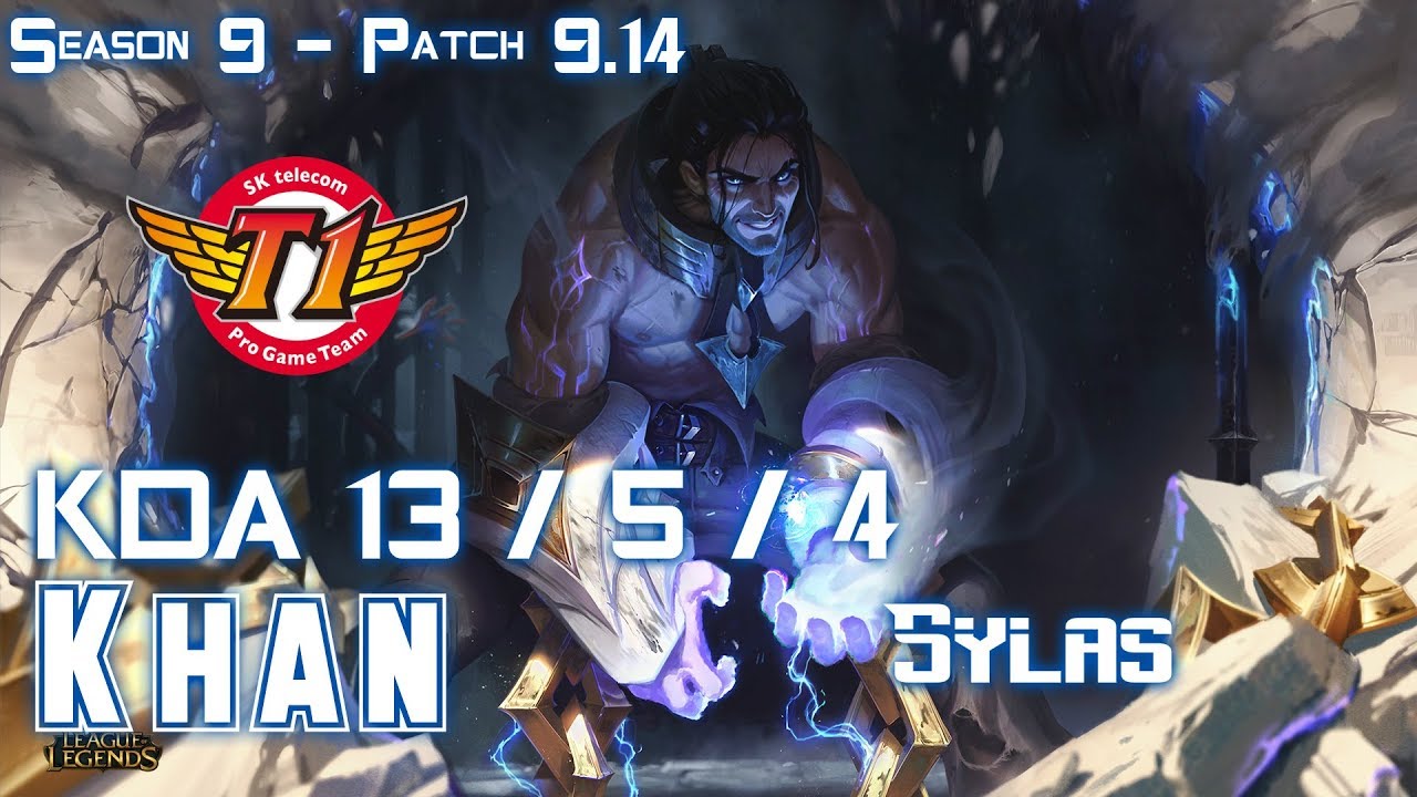 SKT T1 Khan SYLAS vs MORDEKAISER Top - Patch 9.14 KR Ranked