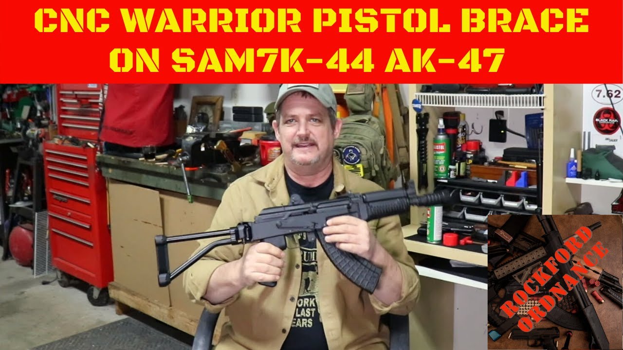 CNC WARRIOR ARM BRACE ON ARSENAL SAM7K 44 PISTOL YouTube